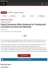 Expert Consensus Offers Guidance for Treating Hair Loss With Low-Dose Oral Minoxidil