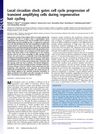 Local Circadian Clock Gates Cell Cycle Progression of Transient Amplifying Cells During Regenerative Hair Cycling