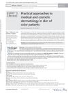Practical Approaches to Medical and Cosmetic Dermatology in Skin of Color Patients