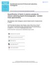 Quantification of Biotin in Plasma Samples by Column Switching Liquid Chromatography – Tandem Mass Spectrometry