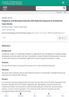 Pregnancy and Neonatal Outcome with Maternal Exposure to Finasteride: Case Series