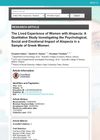 The Lived Experience of Women with Alopecia: A Qualitative Study Investigating the Psychological, Social and Emotional Impact of Alopecia in Greek Women