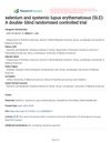 Selenium and Systemic Lupus Erythematosus (SLE): A Double-Blind Randomized Controlled Trial