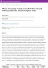Effects of Roasting Periods on the Nutritive Value of Telfaira Occidentalis (Fluted Pumpkin) Seeds