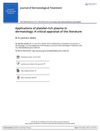 Applications of Platelet-Rich Plasma in Dermatology: A Critical Appraisal of the Literature