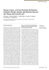 Grey, Curly, and Short-Haired Swiss Holstein Cattle Show Genetic Traces of the Simmental Breed