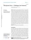 Menopausal Acne – Challenges And Solutions