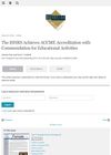 The ISHRS Achieves ACCME Accreditation with Commendation for Educational Activities