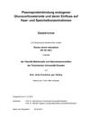 Plasma Protein Binding of Endogenous Glucocorticosteroids and Its Influence on Hair and Saliva Concentrations
