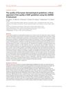 The Quality of European Dermatological Guidelines: Critical Appraisal of the Quality of EDF Guidelines Using the AGREE II Instrument