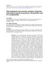 Phytochemical and Nutrient Analysis of Glycine Max Milk and Okara By-Products, Formulation and Its Acceptability