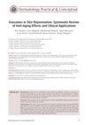 Exosomes in Skin Rejuvenation: Systematic Review of Anti-Aging Effects and Clinical Applications