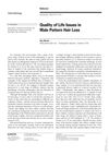 Quality of Life Issues in Male Pattern Hair Loss