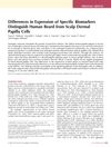 Differences in Expression of Specific Biomarkers Distinguish Human Beard from Scalp Dermal Papilla Cells