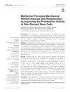 Metformin Promotes Mechanical Stretch-Induced Skin Regeneration by Improving the Proliferative Activity of Skin-Derived Stem Cells