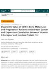 Diagnostic Value of VDR in Bone Metastasis and Prognosis of Patients with Breast Cancer and Expression Correlation Between Vitamin D Receptor and Hairless Protein