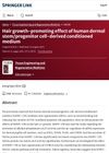 Hair Growth-Promoting Effect of Human Dermal Stem/Progenitor Cell-Derived Conditioned Medium