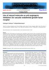 Use of Natural Molecules as Anti-Angiogenic Inhibitors for Vascular Endothelial Growth Factor Receptor