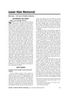 Laser Hair Removal: Efficacy and Challenges
