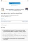 Hair Restoration in the Ethnic Patient