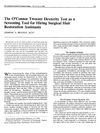 The O'Connor Tweezer Dexterity Test as a Screening Tool for Hiring Surgical Hair Restoration Assistants