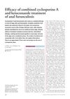 Efficacy of Combined Cyclosporine A and Ketoconazole Treatment of Anal Furunculosis