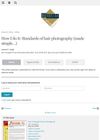 How I Do It: Standards of Hair Photography (Made Simple)