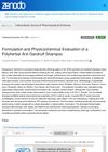 Formulation and Physicochemical Evaluation of a Polyherbal Anti-Dandruff Shampoo