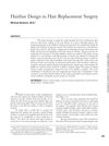 Hairline Design in Hair Replacement Surgery