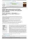 HSD3B1 Gene Polymorphism and Female Pattern Hair Loss in Women with Polycystic Ovary Syndrome
