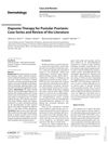 Dapsone Therapy for Pustular Psoriasis: Case Series and Review of the Literature