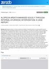 ALOPECIA AREATA MANAGED SOLELY THROUGH INTERNAL AYURVEDIC INTERVENTION: A CASE REPORT