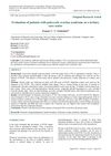 Evaluation of Patients with Polycystic Ovarian Syndrome at a Tertiary Care Center