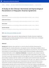 A Study on the Clinical, Hormonal and Gynecological Parameters in Polycystic Ovarian Syndrome