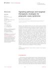 Signaling Pathways and Targeted Therapeutic Strategies for Polycystic Ovary Syndrome