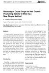 Bioassay of Crude Drugs for Hair Growth Promoting Activity in Mice by a New Simple Method