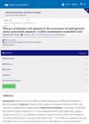 Efficacy of Platelet-Rich Plasma in the Treatment of Androgenetic (Male-Patterned) Alopecia: A Pilot Randomized Controlled Trial