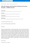 Lifestyle Changes and Nutrition in Polycystic Ovarian Disorder: A Holistic Review