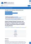 Equity-Oriented Design Processes and Evaluation of Digital Health Technologies for Black Communities Beyond Usability: Scoping Review