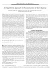 An Algorithmic Approach for Reconstruction of Burn Alopecia