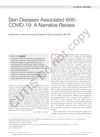 Skin Diseases Associated With COVID-19: A Narrative Review