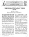 Assessment of Symptoms and Diet Intake in Young Adults with Polycystic Ovary Syndrome (PCOS)