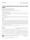 A Case of Familial Male-Limited Precocious Puberty with a Novel Mutation