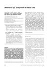 Malassezia Species Overgrowth in Allergic Cats