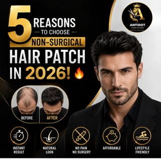 Baldness affecting your confidence? Transform your look instantly with premium Non-Surgical Hair Pat