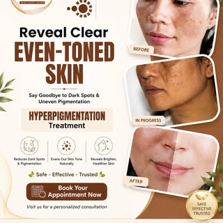 ✨ Reveal Clear, Even-Toned Skin! ✨

Say goodbye to dark spots, pigmentation, and uneven skin tone wi