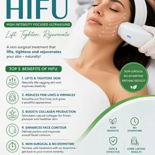 Are you looking for nonsurgical facelift in Delhi??
HIFU (High-Intensity Focused Ultrasound) is a no