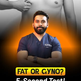 Think it’s chest fat or gynecomastia? 🤔

Here’s a quick 5-second self-check you can try at home.

✔