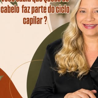 Você sabia que a queda de cabelo é uma parte natural do ciclo capilar?
.
.
Assista esse vídeo até o 