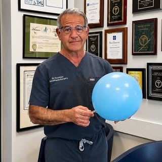Balloon Challenge with some of our Facial Surgery Center team. Wait for Dr. Hochman at the end 🎈 

